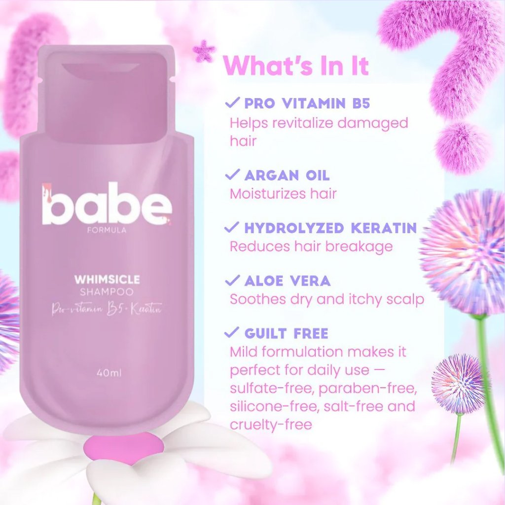 Babe Formula Whimsicle Shampoo 40 ml Pouch