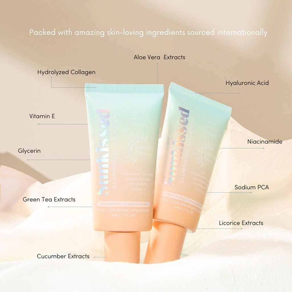 Bare Faced Sunkissed Illuminating Sunscreen 50g