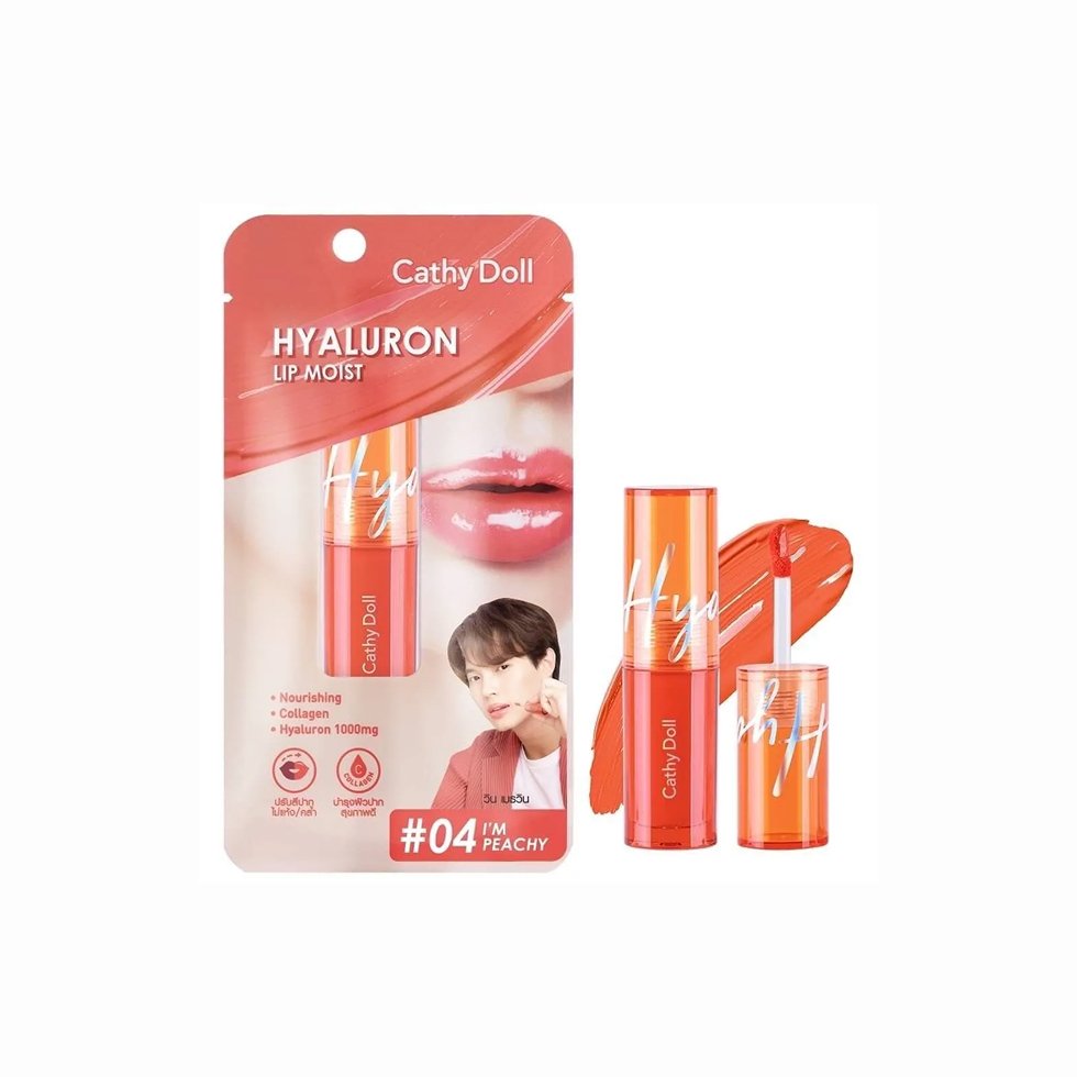 Cathy Doll Hyaluron Lip Moist #04 I'M Peachy