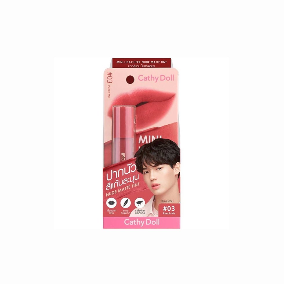 Cathy Doll Mini Lip & Cheek Tint No.3 Punch Me