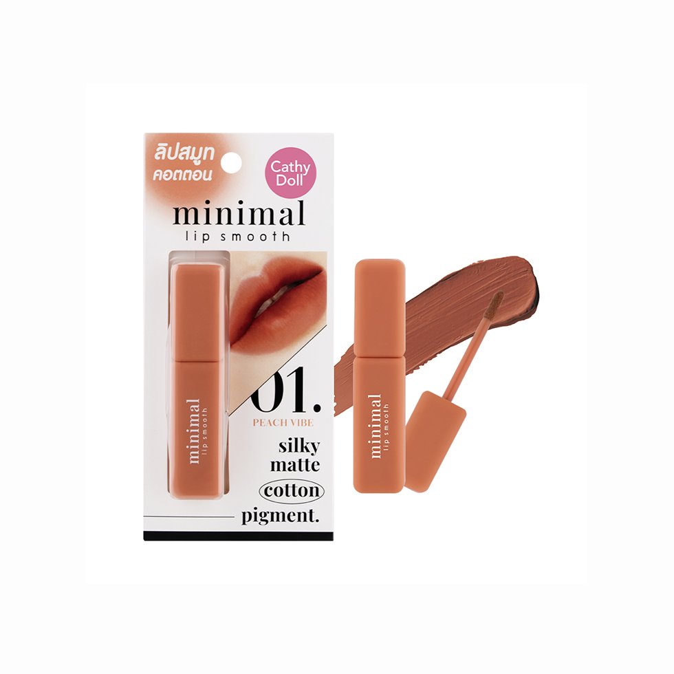 Cathy Doll Minimal Lip Smooth #01 Peach Vibe