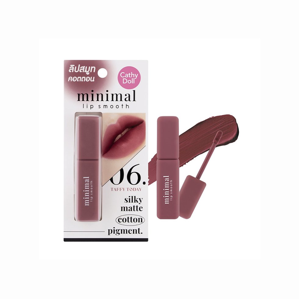 Cathy Doll Minimal Lip Smooth #06 Taffy Today
