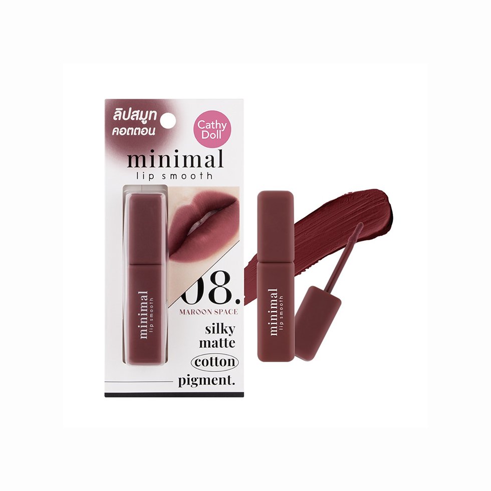 Cathy Doll Minimal Lip Smooth #08 Maroon Space