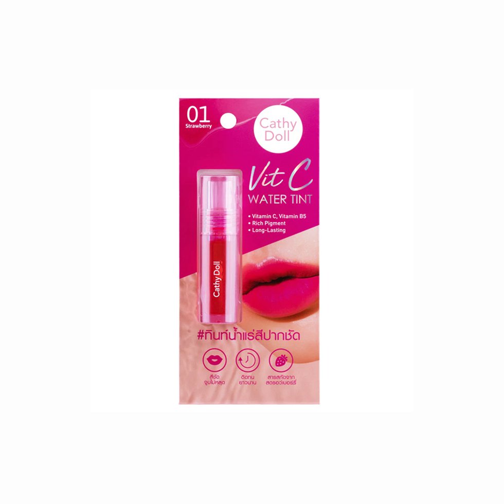 Cathy Doll Vit C Water Tint No.01 Strawberry