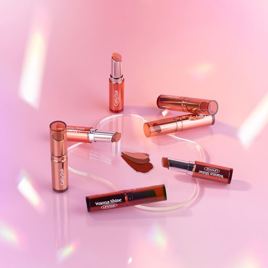 Cathy Doll Wanna Shine Lipsticks all #03 Pink Scene