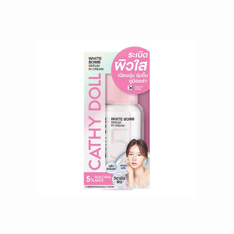 Cathy Doll White Bomb Serum In Cream 5% Nia 4x15ml