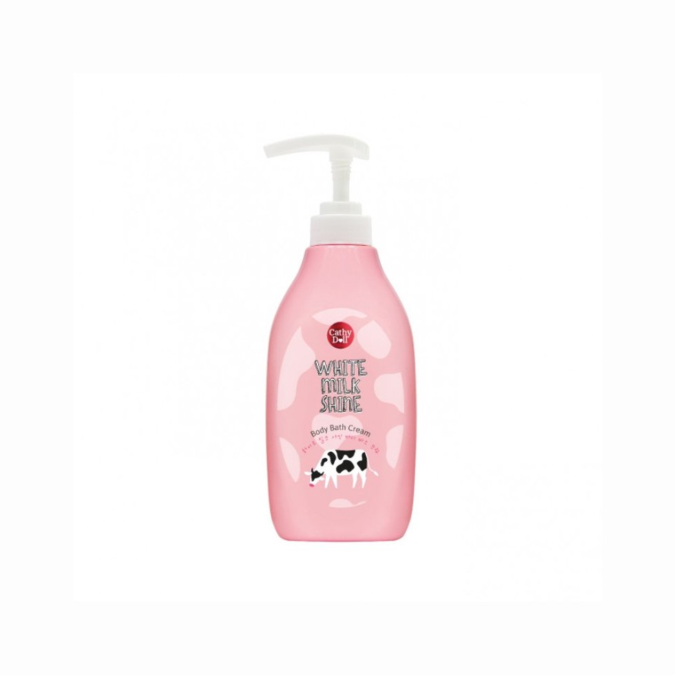 Cathy Doll White Milk Shine Body Bath Cream 450ml