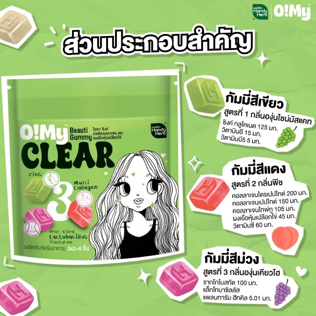 Handy Herb O My Clear Beauty Gummy - Image 3