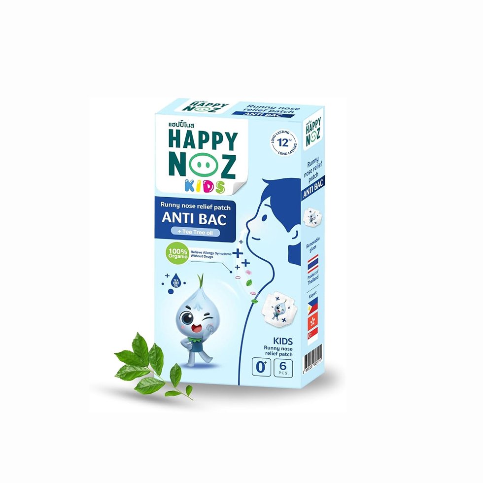 Happy Noz Runny Nose Relief Patch Tea Tree Oil