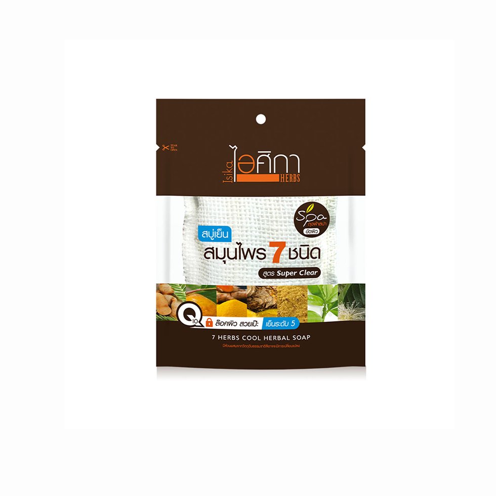 Isika Herbs 7 Herbs Cool Herbal Spa Soap 70g