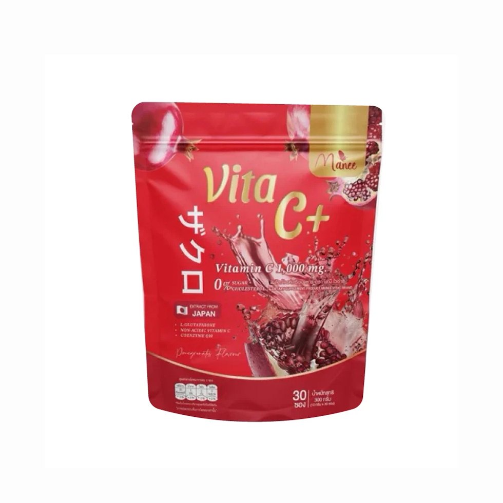 Manee Vita C + Vitamin C 1000mg 0% Sugar Cholesterol Juice