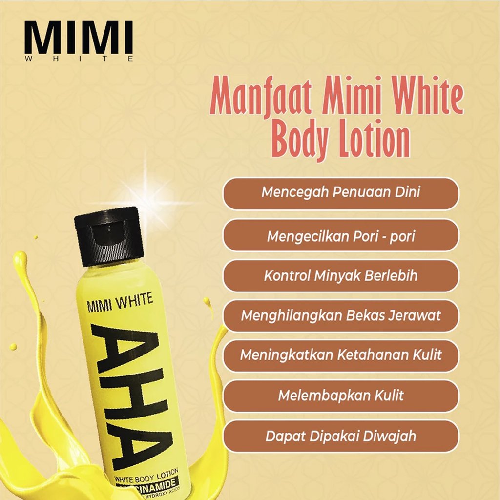 Mimi White AHA Body Lotion 200ml