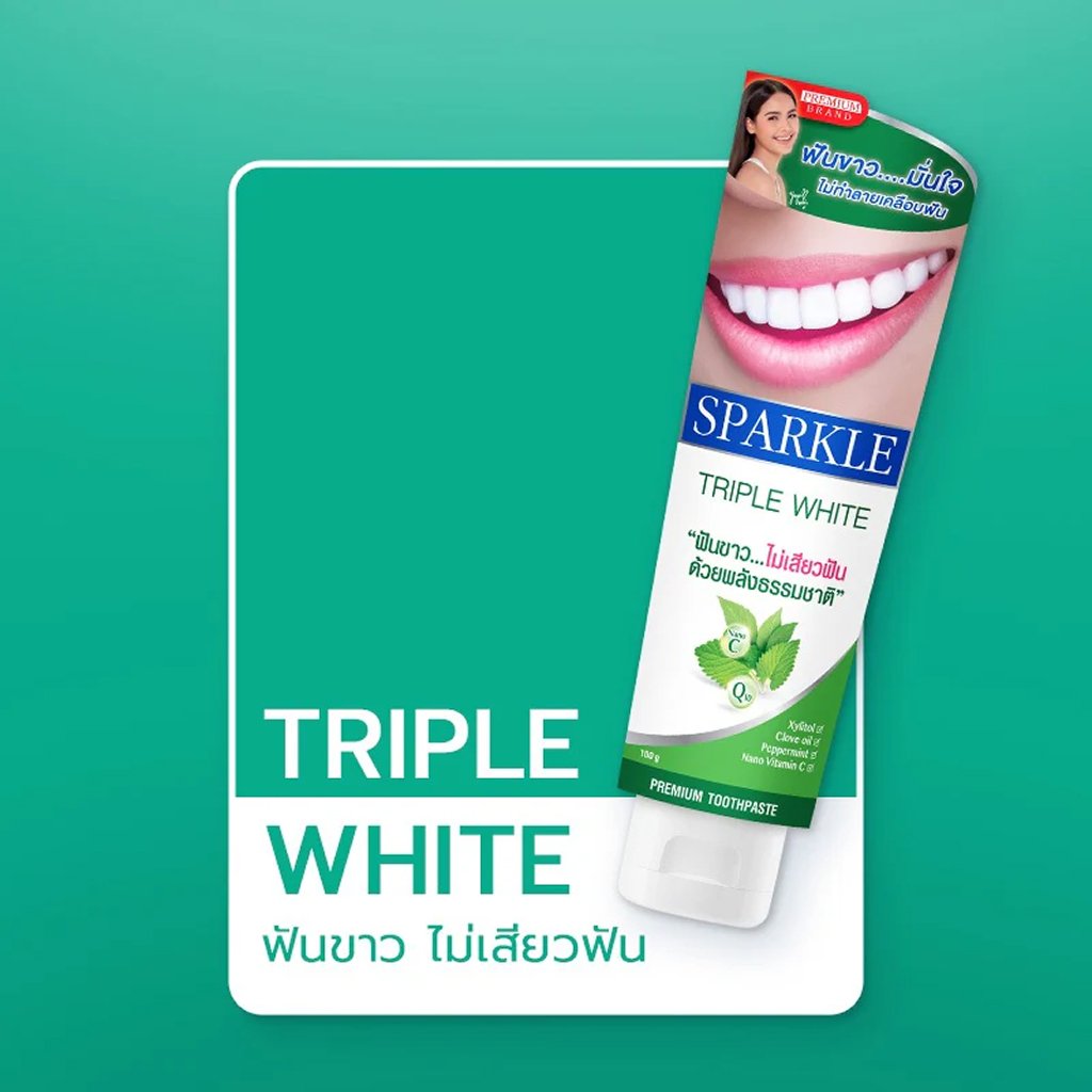 Sparkle Triple White Toothpaste 100g