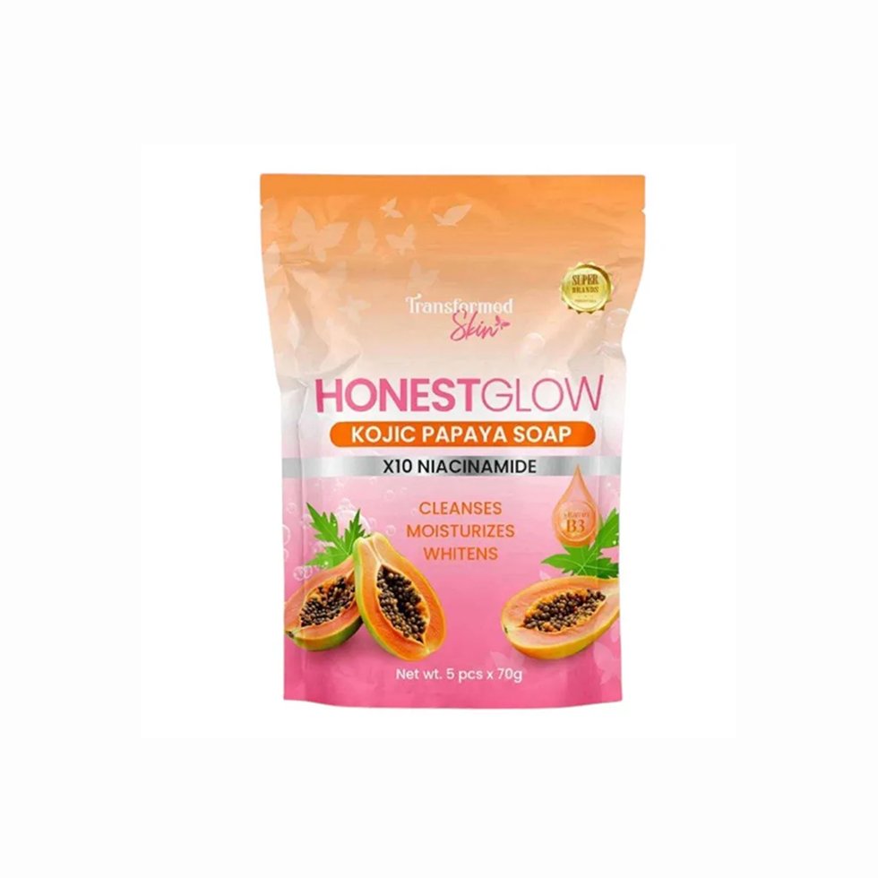 Transformed Skin Honest Glow Kojic Papaya Soap 70g