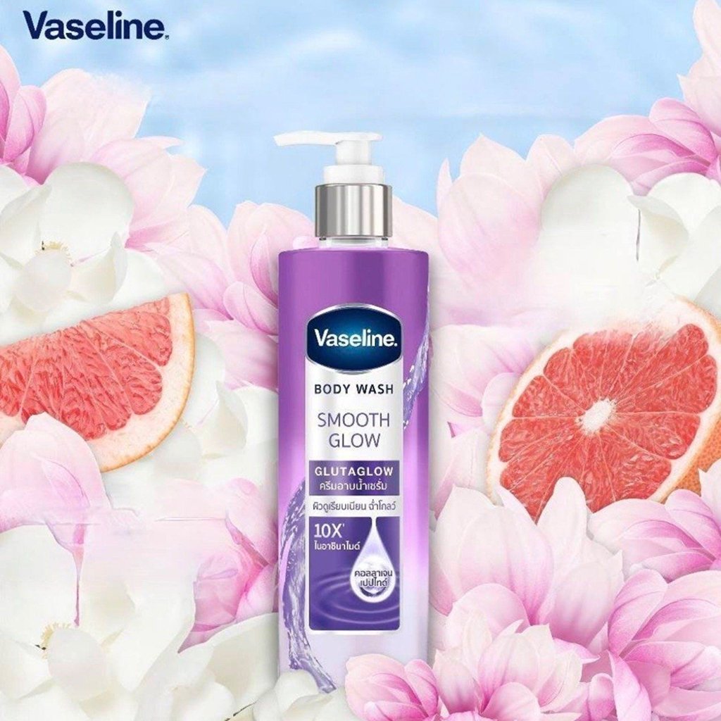 Vaseline Body Wash Smooth Glow 425ml