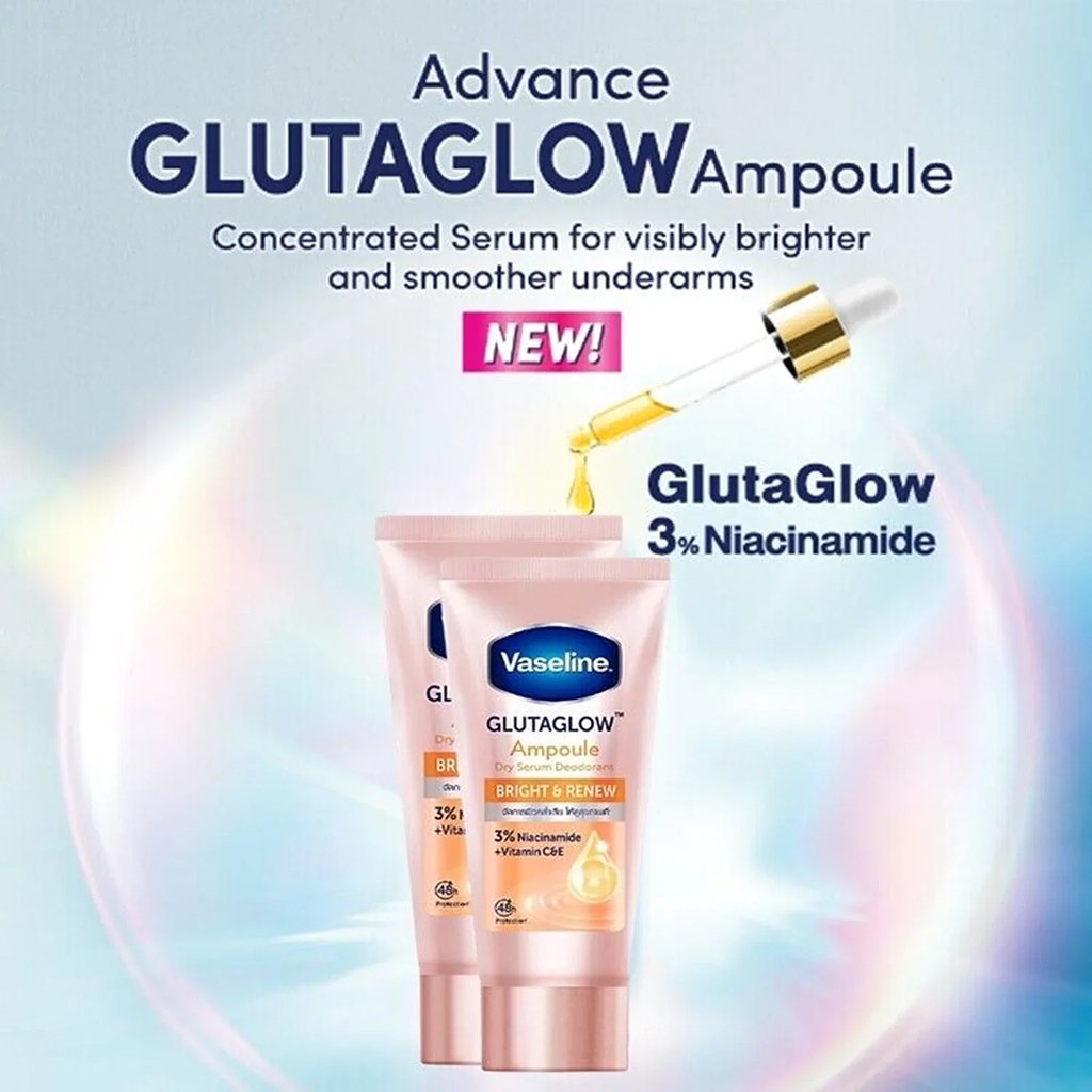 Vaseline Gluta Glow Dry Serum Bright & Renew 45g