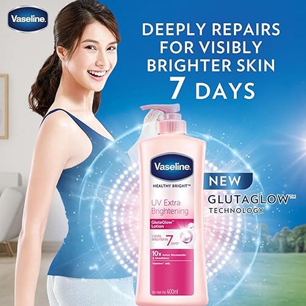 Vaseline UV Extra Brightening Gluta Lotion 300ml