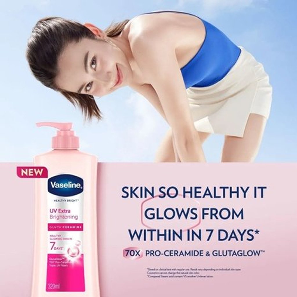 Vaseline UV Extra Brightening Gluta Lotion 300ml