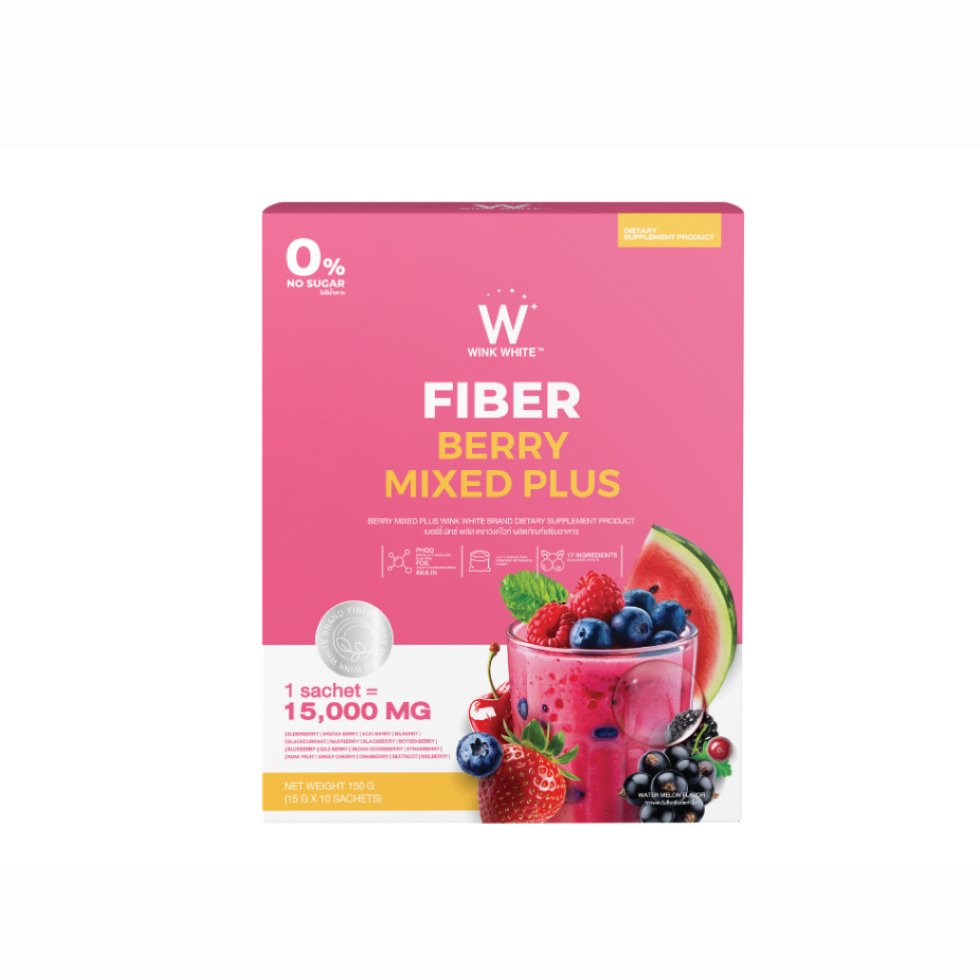 Wink White Fiber Berry Mixed Plus